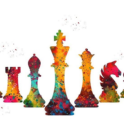 An image representing Chess coins designed in a more artistic form